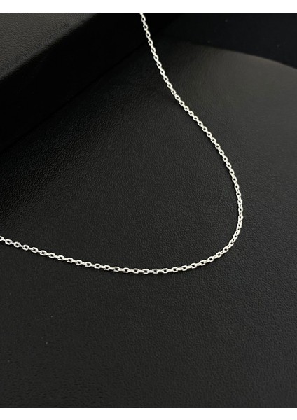 925 Ayar Gümüş Forse (Hayalet) Zincir 40+5cm