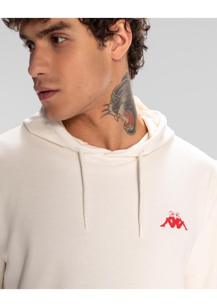Authentic Space Jump Hoodie Erkek Beyaz Regular Fit Hoodie fırsatları