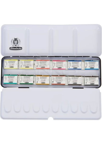 Horadam Aquarell Sulu Boya Seti 12 Renk 1/1 Tablet Kod:74 312