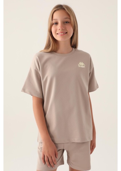 Authentic Chelsey Kız Çocuk Bej Regular Fit Tişört