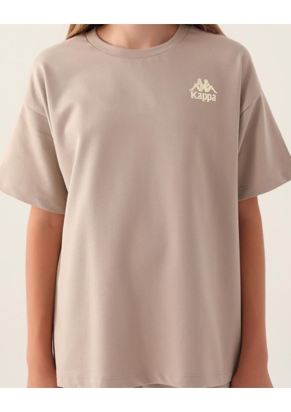 Authentic Chelsey Kız Çocuk Bej Regular Fit Tişört
