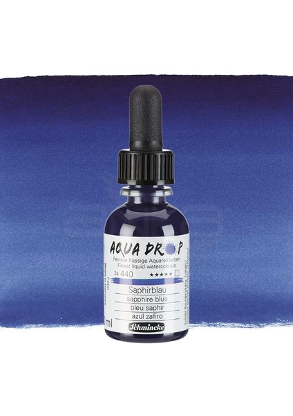 Aqua Drop Sıvı Sulu Boya 30ML 440 Sapphire Blue