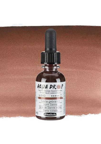 Aqua Drop Sıvı Sulu Boya 30ML 640 Burnt Sienna