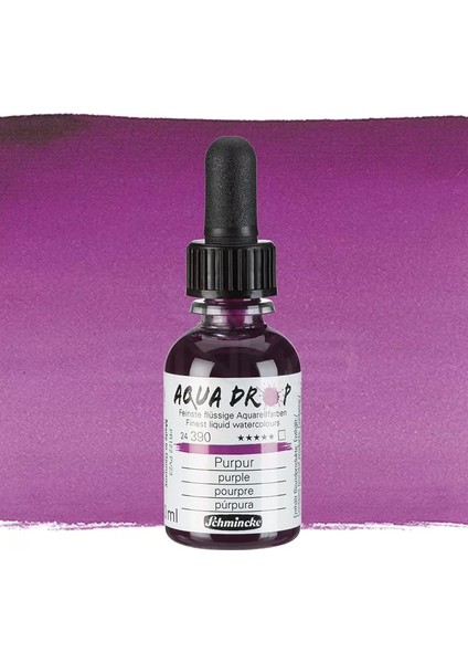 Aqua Drop Sıvı Sulu Boya 30ML 390 Purple
