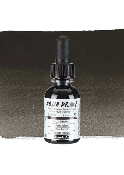 Aqua Drop Sıvı Sulu Boya 30ML 780 Deep Black