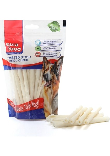 Beyaz Burgu Kemik 12 cm - 50' Li 250 gr
