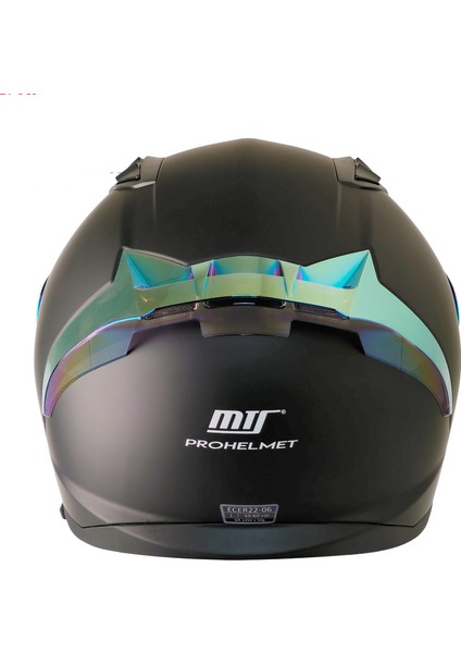 -801 Snake Kapalı Kask (Mat Siyah Gold) fiyatları