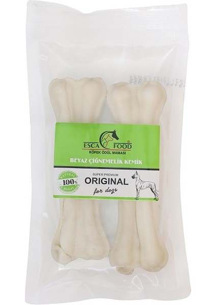 Beyaz Pres Kemik 12,5 cm - 2' Li 100 gr