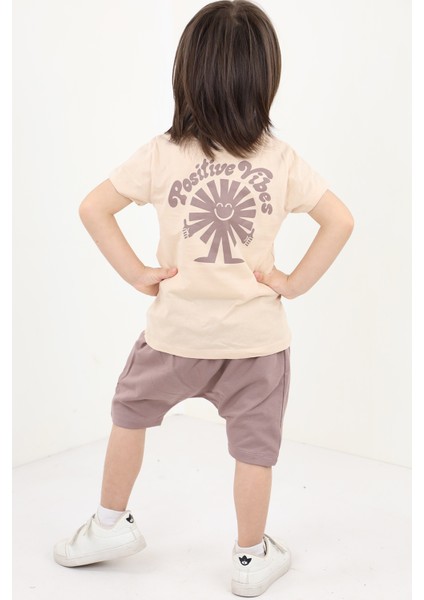 Toontoy Erkek Bebek Baskılı Şortlu Takım fiyatları