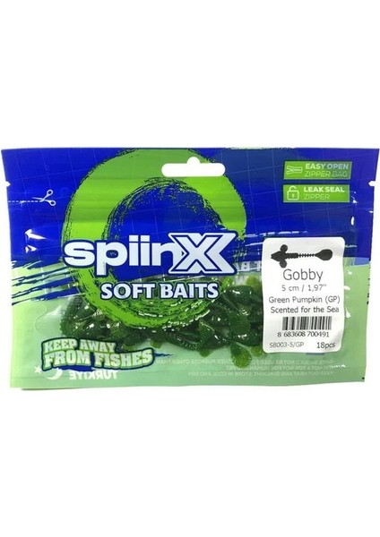 Soft Baits Gobby 5 cm Kokulu Silikon Yem