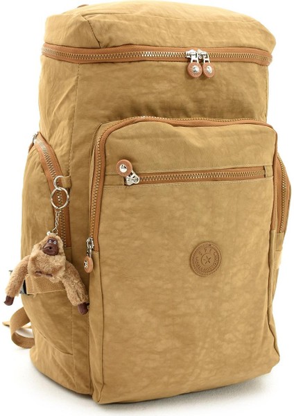 Büyük Boy Ultra Hafif Çok Bölmeli Dağcı Çantası Kum Beji (Cappuccino) (Model: 571-7D)