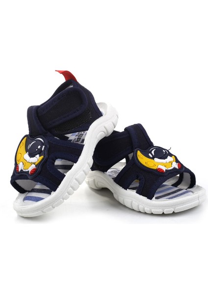 Kids 00202 Yazlık Erkek Bebek Çocuk Sandalet Cırtlı Tekstil Malzeme ile Rahat Tasarım modelleri