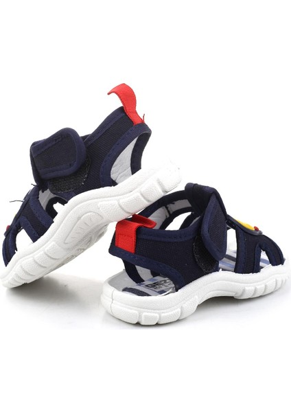 Kids 00202 Yazlık Erkek Bebek Çocuk Sandalet Cırtlı Tekstil Malzeme ile Rahat Tasarım fırsatları