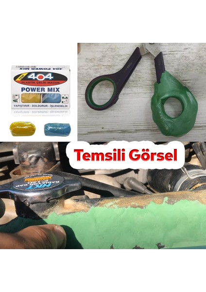 Metal Plastik Seramik Çelik 404 Yapıştırıcı Doldurur Işlenir Boyanabilir Güçlü Yapıştırıcı Hamur modelleri