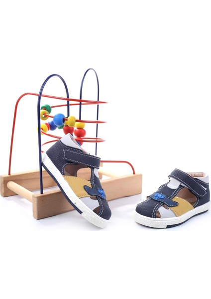 3811 Ortopedik Erkek Bebek Ilk Adım Ayakkabı Sandalet