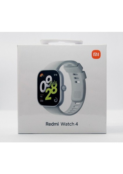 Siyah Redmi Watch 4 Akıllı Saat-Gri- Resmi Distribütör Garantili- Sesli Görüşme Özellikli Kvk Garan