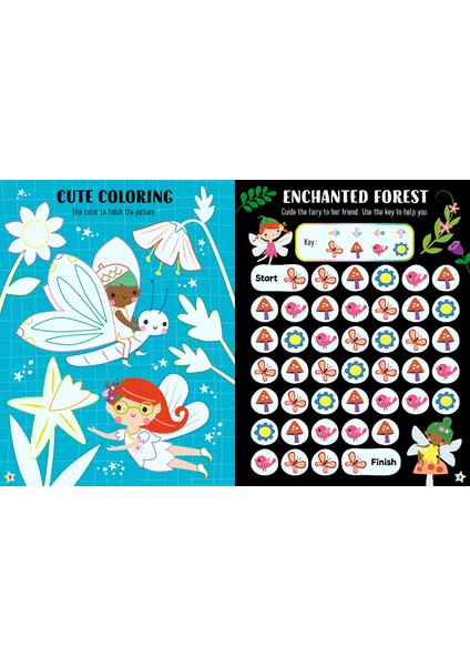 Glow In The Dark Fairyland Activity Book