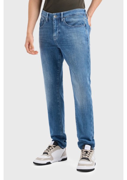 Pamuklu Skinny Fit Jeans Erkek Kot Pantolon 6DZJ14 Z1TTZ 25EV