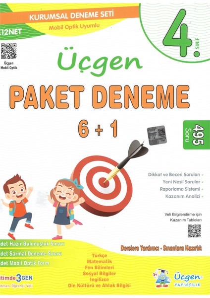 Üçgen Yayıncılık 4. Sınıf Beceri Temelli İlkokul Yolculuğu Seti – Deneme