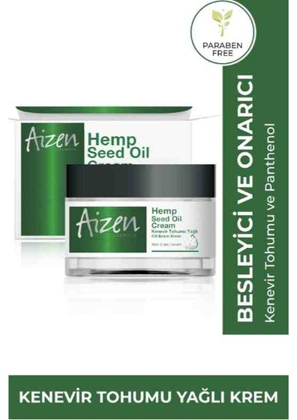 Hemp Seed Oil Cream - 50ML 1,69 Fl.oz