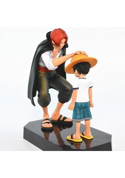 Piraye Gift Anime One Piece Luffy ve Shanks Koleksiyon Figürü