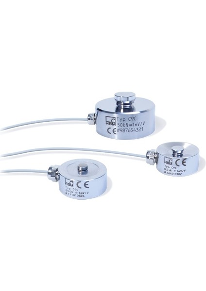 C9C 20 kN K-C9C-20K0-01M5-F-S - Yüksek Hassasiyetli Strain Gauge Basınç Sensörü