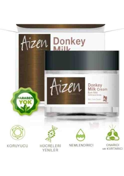 Donkey Milk Cream - Eşek Sütü Kremi 50ML 1,69 Fl.oz