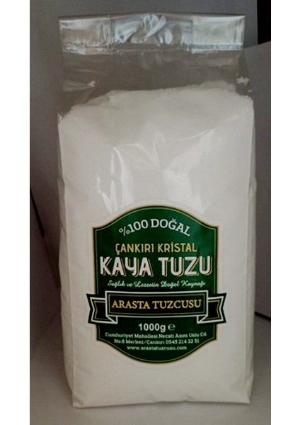 Çankırı Kristal Sofra Tuzu 4 kg