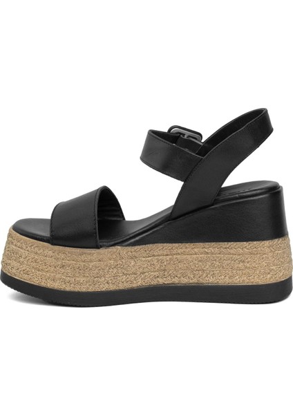 Kadın Hakiki Deri Ortopedik Dolgu Topuk Sandalet M25/YS-CALL modelleri