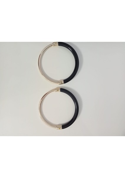 Siyah-Gold Yuvarlak Çanta Sapı modelleri