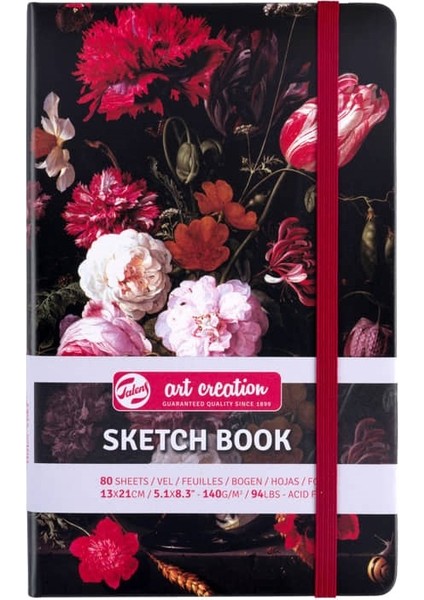 Art Creation Sketchbook Sert Kapak Eskiz Defteri 140 gr 13X21 cm 80 Yp Still Life