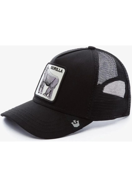 Unisex Siyah Gorilla Cap Şapka