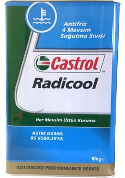 Radicool Antifiriz Mavi Antifriz 16 kg