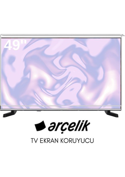 Arçelik Uyumlu 49" Inç 149 Ekran Tv Koruyucu Kırılmaz Paneli