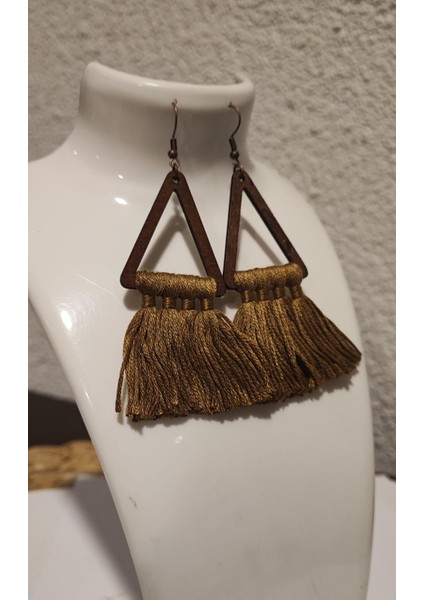 Geometrik Desen, Püskül Sallantılı / Retro / Vintage / fırsatları