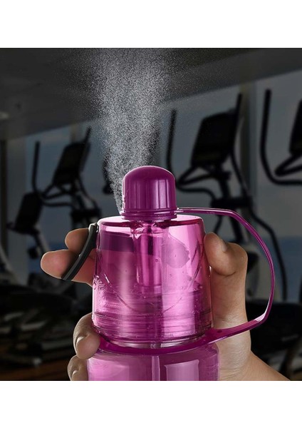 Kırmızı Arana Serinleten Spreyli Suluk Kırılmayan Matara 600ML Özel Gıda Saplam Özel Pet fırsatları