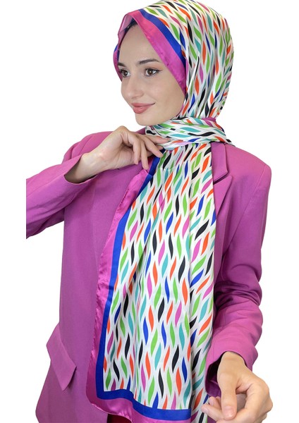 Ipeksi Şal Çizgi Desen Şık Tesettür Şal 01106