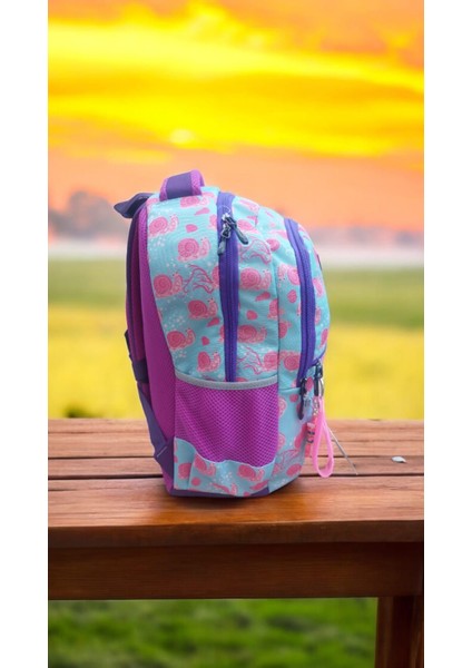 Minik Salyangoz Model Okul Çantası ve Beslenme Çantası modelleri