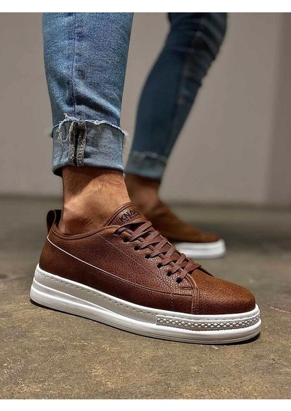 Uomo Forte Gnt-3109 Erkek Sneakers Ayakkabı Taba