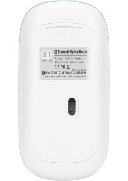 Link Axel 10.1 Uyumlu Kablosuz Bluetooth Pilli Optik Mouse - Mavi