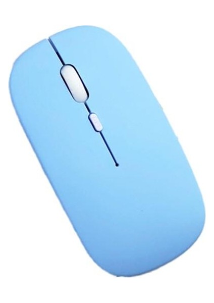 Sprange Vasoun P-200 12" Uyumlu Kablosuz Bluetooth Pilli Optik Mouse - Mavi