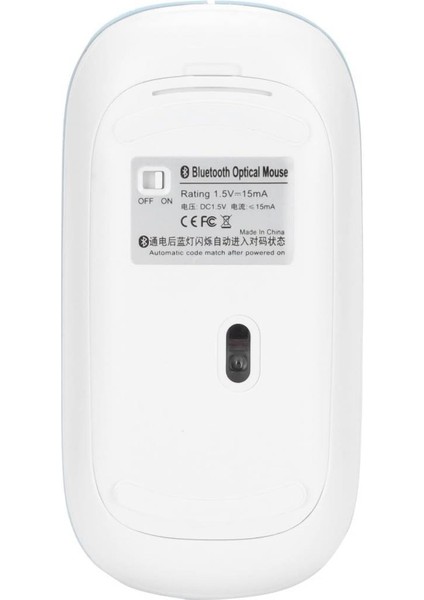 Sprange Vasoun P-200 12" Uyumlu Kablosuz Bluetooth Pilli Optik Mouse - Mavi