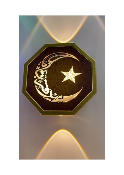PM-24445 3000K Ayyıldız Hilal Dekoratif LED Duvar Aplik