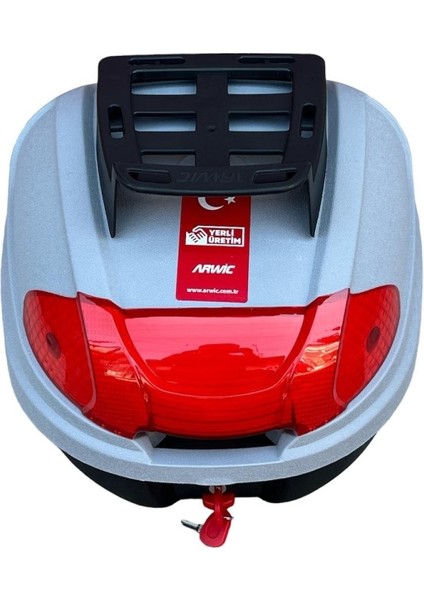 Cv 34 Kargo Motorsiklet Çantası Gri