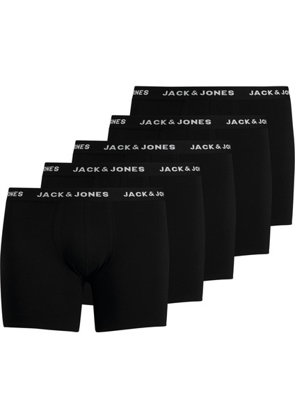 Jachuey Trunks 5 Pack Noos Pls Erkek Siyah Büyük Beden Boxer 12194944-02
