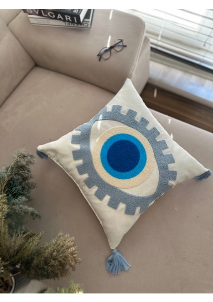 Punch Nakışlı Kırlent Kılıfı fırsatları