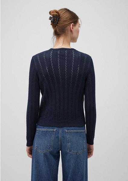 Düğmeli Lacivert Hırka 1710488-86623 fırsatları