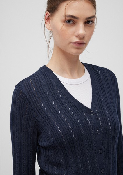 Düğmeli Lacivert Hırka 1710488-86623 indirimleri