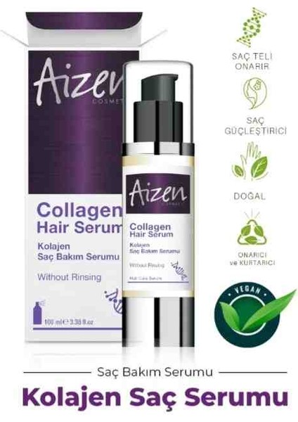 Collagen Hair Serum - Kolajen Saç Bakım Serumu 100 ml 3,38 Fl.oz