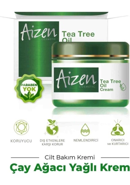 Tea Tree Oil Cream - Çay Ağacı Yağlı Krem 100ML 3,38 Fl.oz